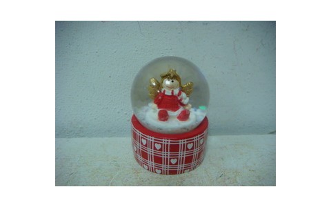 POLYRESIN XMAS ANGELBABY WATERGLOBAL 