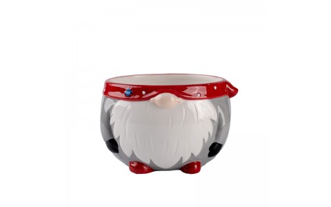 ceramic santa bowl