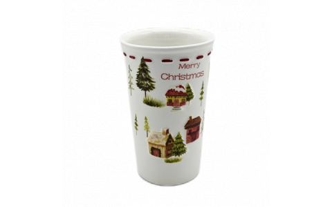 Ceramic house decal mug