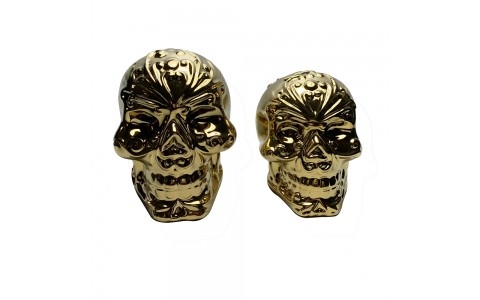 electroplate,halloween skull decoration