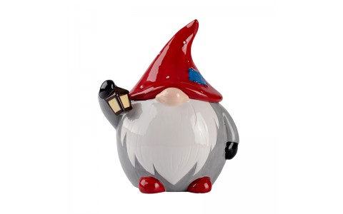 ceramic santa cookie jar