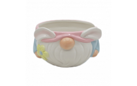 Ceramic rabbit bowl