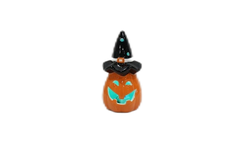 Ceramic pumpkin LED light room
