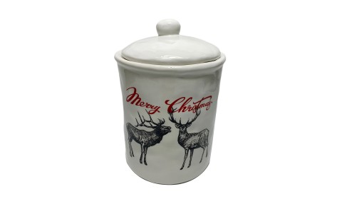 ceramic xmas cookie jar