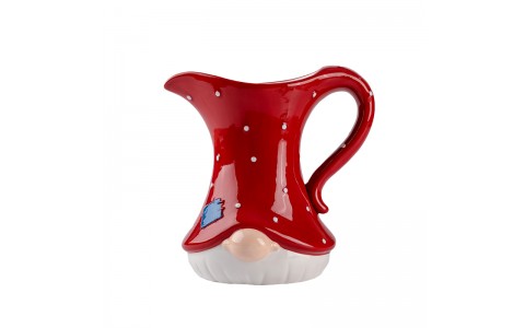 ceramic santa pitcher