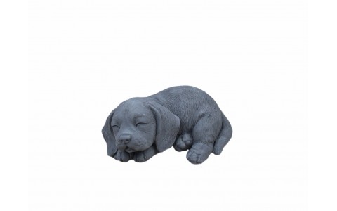cement dog decoration